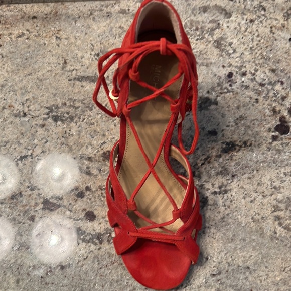 MK Lace Up Heels - Picture 2 of 7